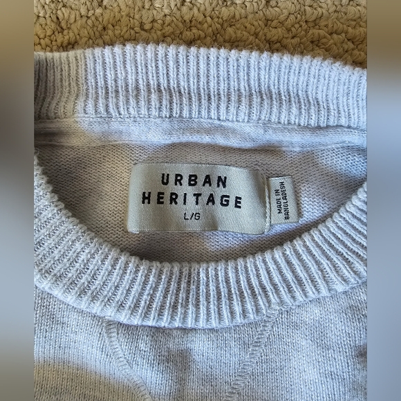 Mens Urban Heritage knitted sweater - Picture 3 of 3